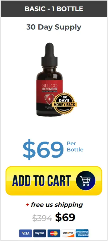 GlucoDefender  1 Bottle